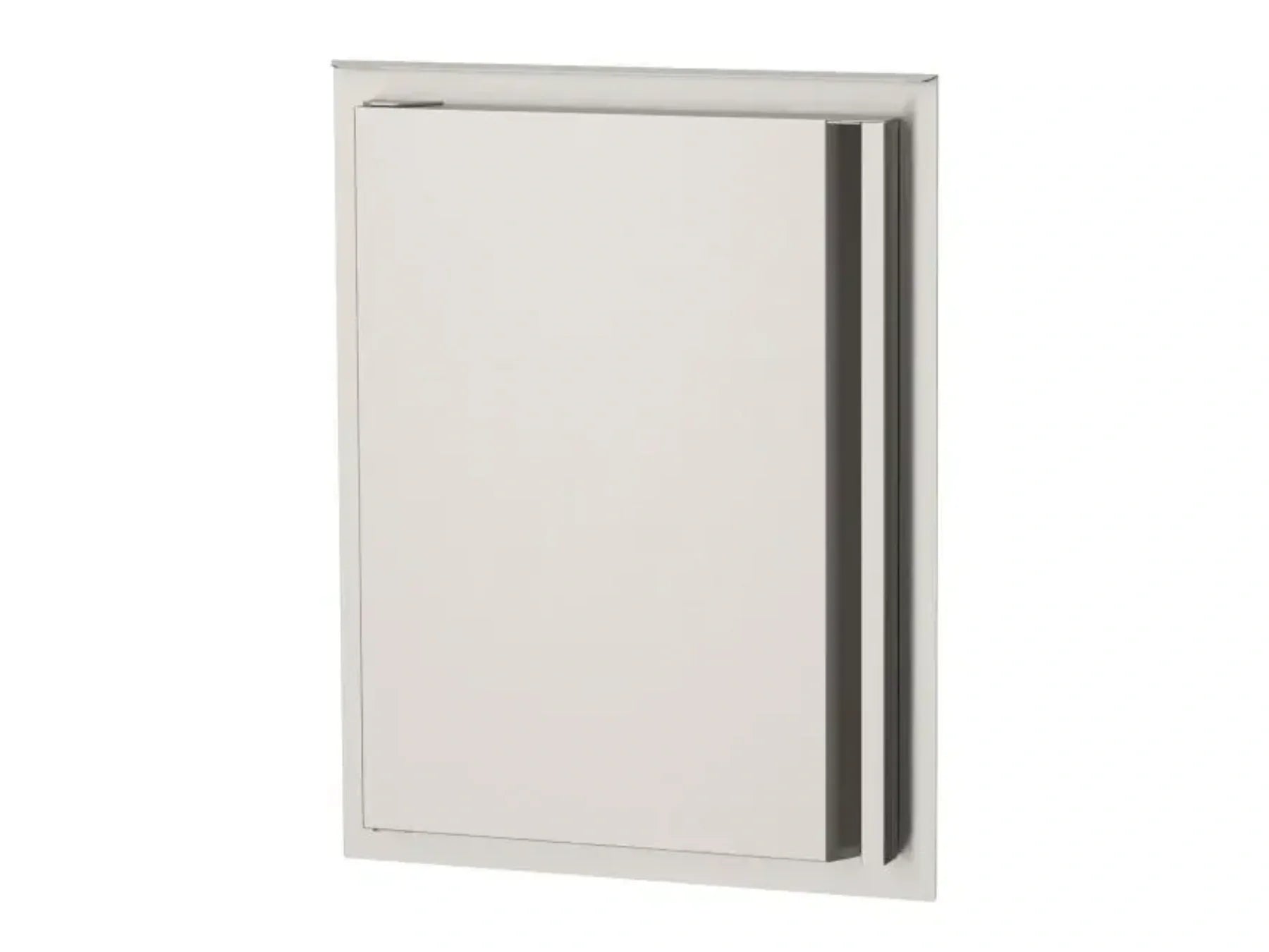 AOG 14" Vertical Stainless Steel Single Access Door Left Hinge