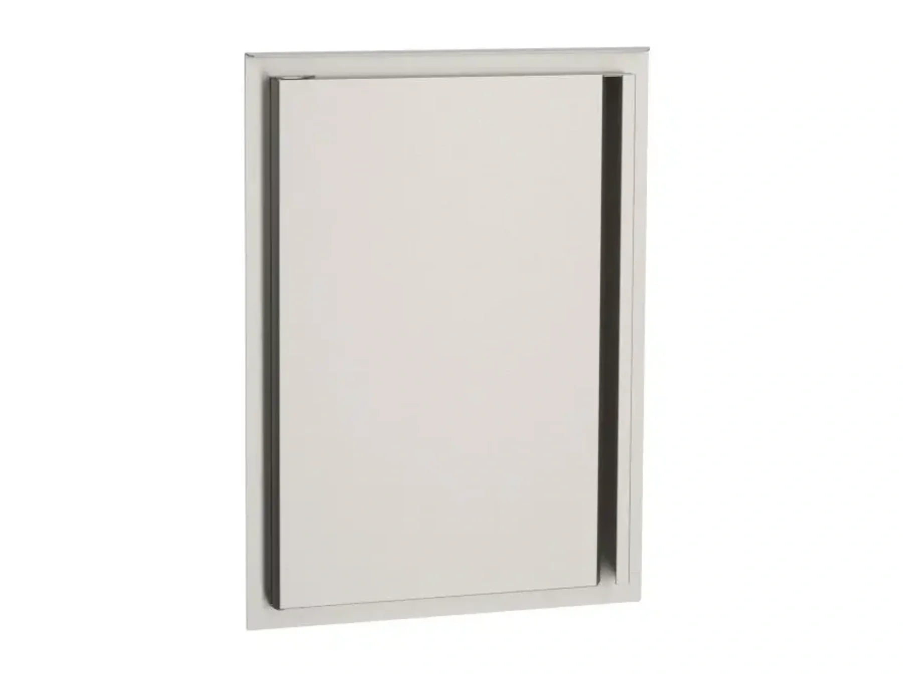 AOG 17" Vertical Stainless Steel Single Access Door Left Hinge