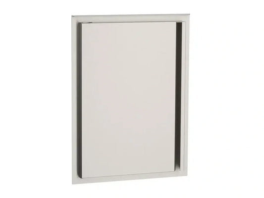 AOG 17" Vertical Stainless Steel Single Access Door Left Hinge