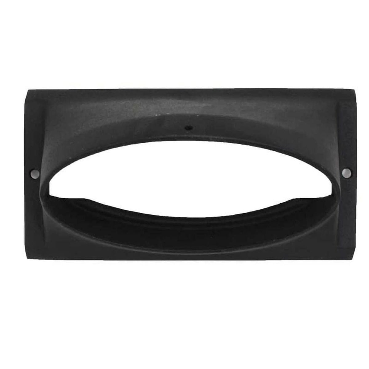 Vermont Castings 8-Inch Replacement Oval Flue Collar in Classic Black
