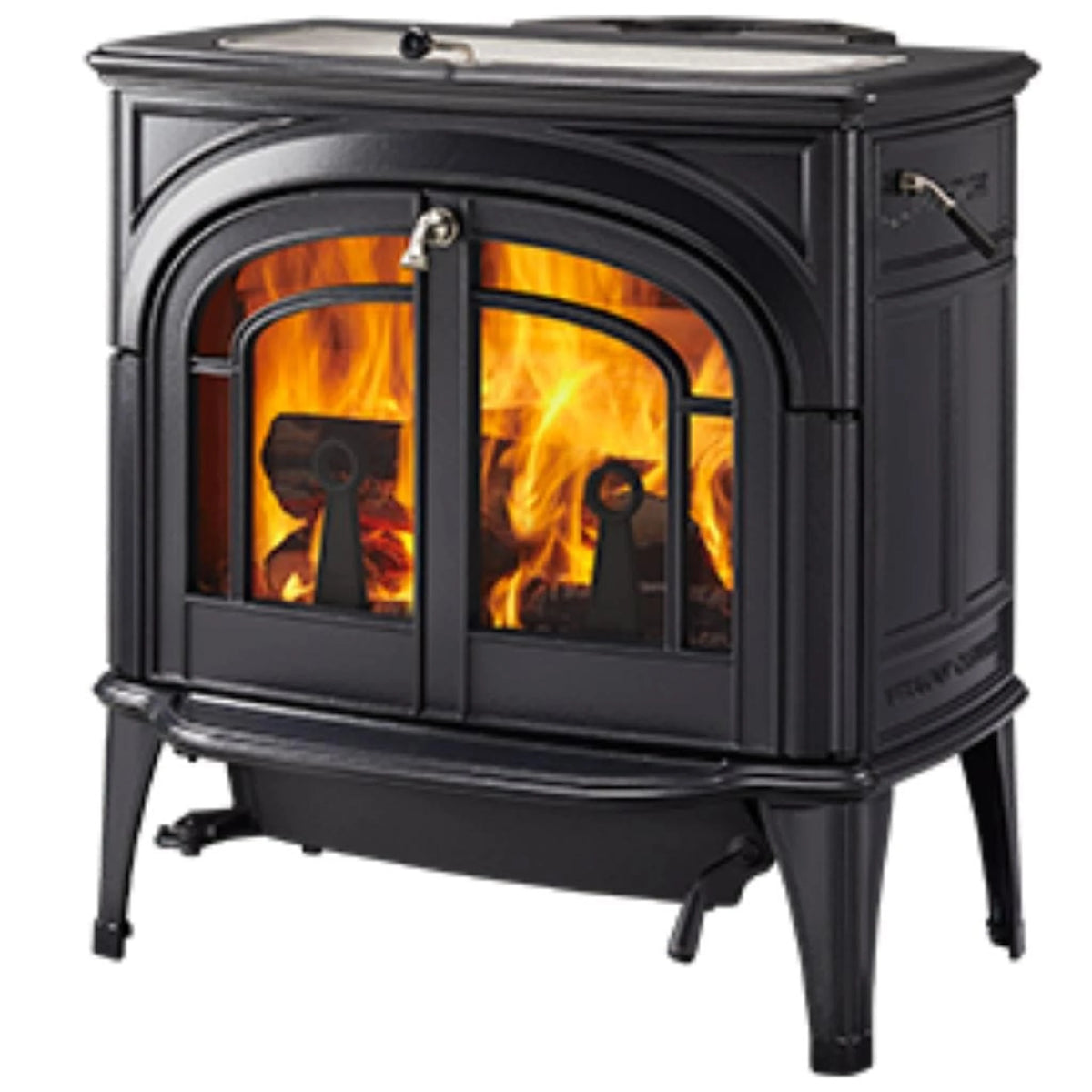 Vermont Castings Dauntless 23-Inch Cast Iron Wood Stove in Bordeaux