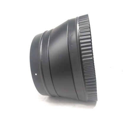 Vermont Castings Defiant Oval-to-8-Inch Offset Round Flue Adapter (8" x 7") - View 5