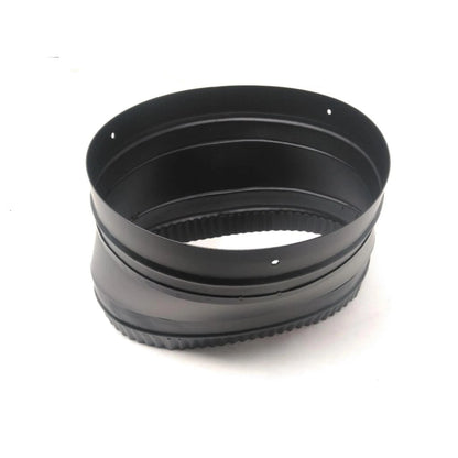 Vermont Castings Defiant Oval-to-8-Inch Offset Round Flue Adapter (8" x 7") - View 6