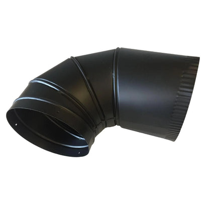 Vermont Castings Defiant Oval-to-8-Inch Offset Round Flue Adapter (8" x 7") - View 8