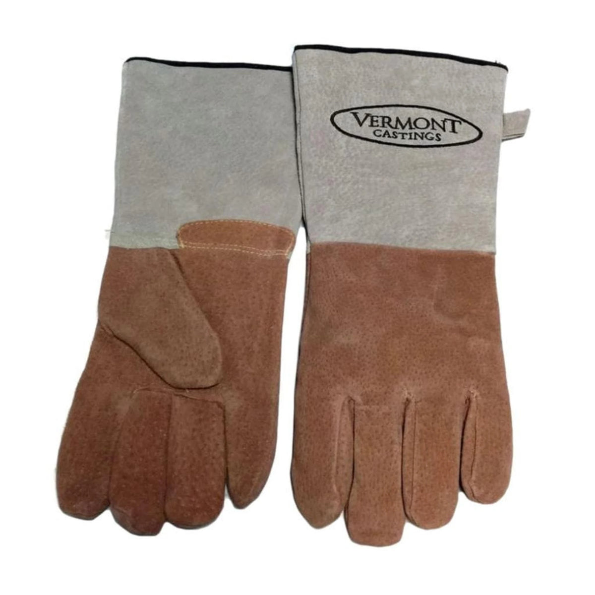 Vermont Castings Heavy-Duty Leather Stove Gloves - View 2
