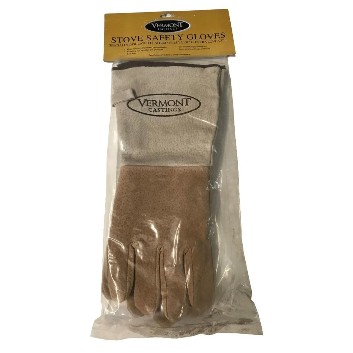 Vermont Castings Heavy-Duty Leather Stove Gloves - View 6