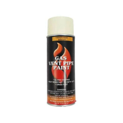 Vermont Castings High-Heat Gas Vent Pipe Spray Paint, Biscuit