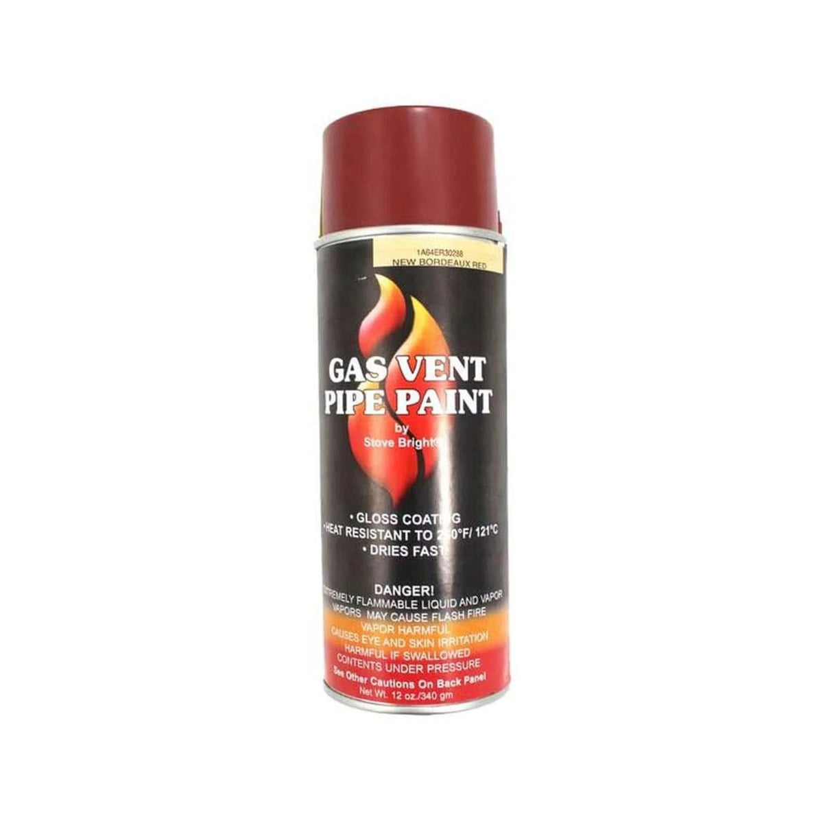 Vermont Castings High-Heat Gas Vent Pipe Spray Paint, Bordeaux