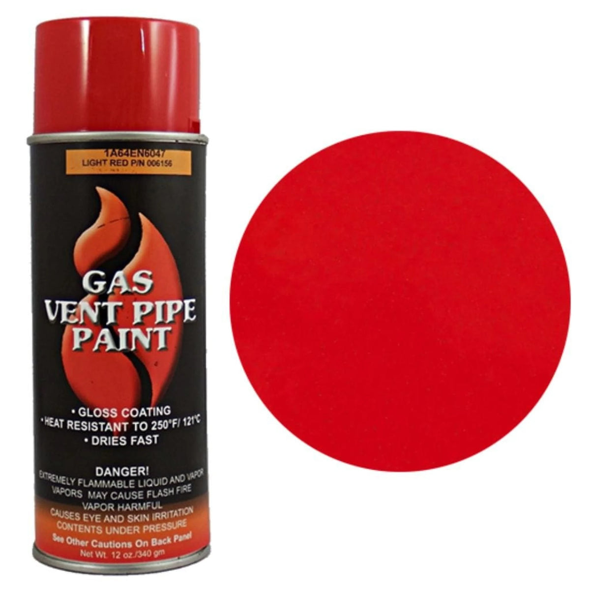 Vermont Castings High-Heat Gas Vent Pipe Spray Paint, Bordeaux - View 5