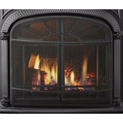 Vermont Castings Intrepid 21-Inch Cast Iron Direct Vent Gas Stove in Bordeaux Enamel - Propane (LP), IntelliFire Touch Ignition - View 8