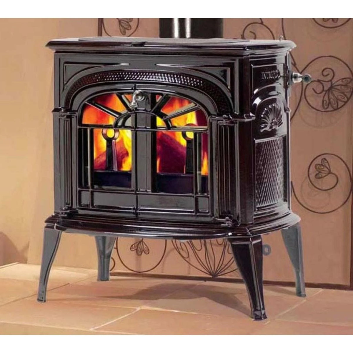 Vermont Castings Intrepid 21-Inch Cast Iron Direct Vent Gas Stove in Classic Black - Propane (LP), Standing Pilot - View 3