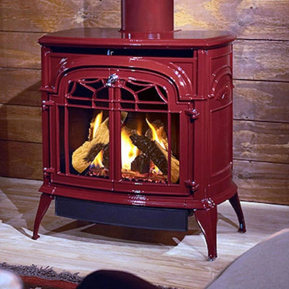 Vermont Castings Radiance 31-Inch Cast Iron Direct Vent Gas Stove in Classic Black - Propane (LP), Standing Pilot - View 7