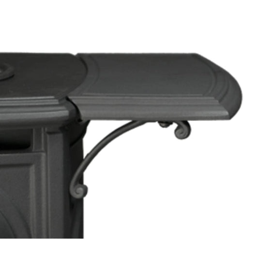 Vermont Castings Stardance Stove Warming Shelf Kit in Classic Black