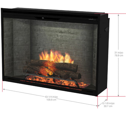 Dimplex Revillusion 42 Inch Weathered Concrete